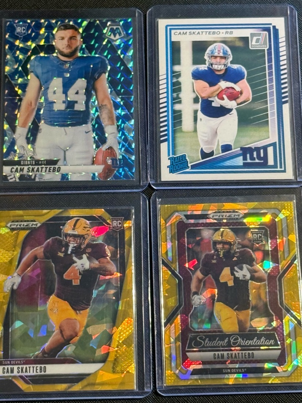 Cam Skattebo Rookie Football Card Lot 7 -